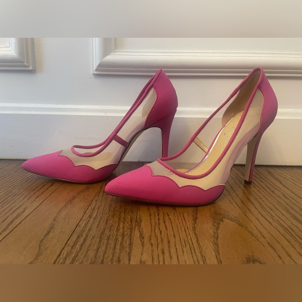 Jessica Simpson Scalloped Stilettos